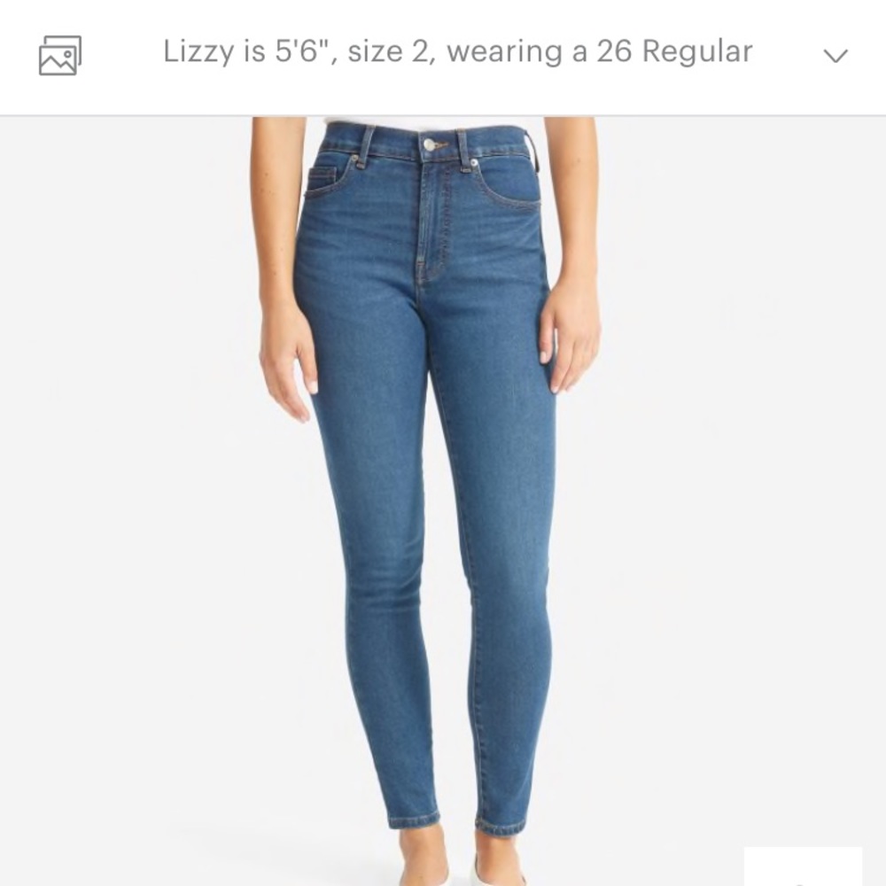 Everlane Authentic Stretch High-Rise Skinny